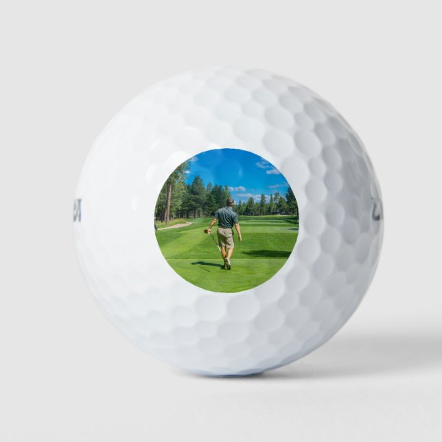 Custom Photo Personalized Golf Balls (Front)
