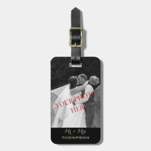 Custom photo personalized graphic luggage tag