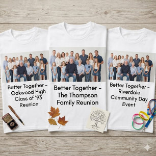 Custom Photo Personalized Group Event Keepsake T-Shirt