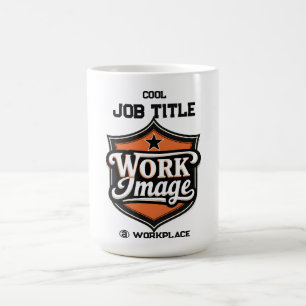 Custom Photo Personalized Job Title & Workplace Coffee Mug