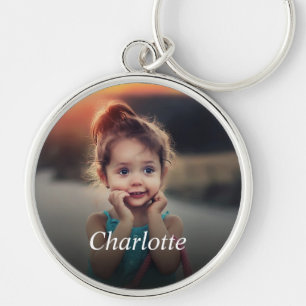 Custom Photo Personalized Keepsake Premium Keychain