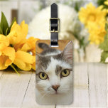 Custom Photo Personalized Luggage Tag<br><div class="desc">Upload a photo, add a name and contact info, and easily create your personalized photo luggage tag. Click CUSTOMIZE to change the text colour or background colour. You can TRANSFER this DESIGN on other Zazzle products and adjust it to fit most of the Zazzle items. Standard Studio designs are made...</div>