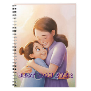Custom Photo Personalized Name Best Mom Ever Notebook