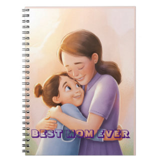 Custom Photo Personalized Name Best Mom Ever  Notebook