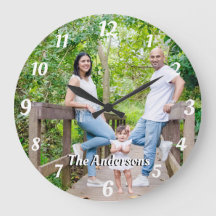 Custom photo personalized name white letters