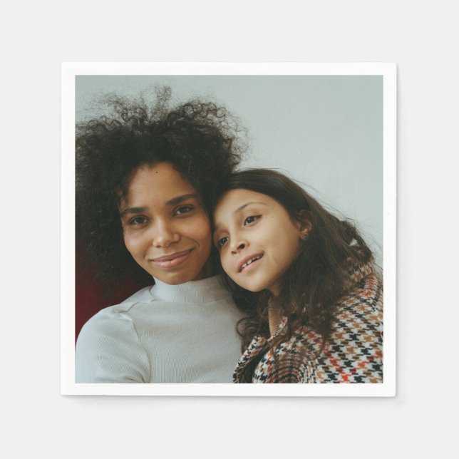 Custom Photo Personalized Napkin (Front)