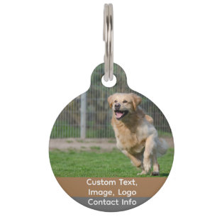 Custom Photo Personalized Pet Tags,  Dog & Cats Tag