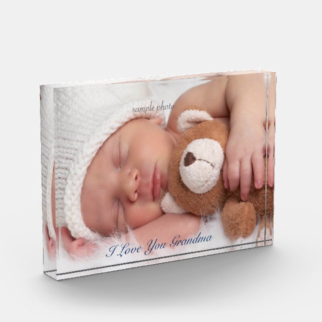 Custom Photo, Personalized, Photo Block (Left)