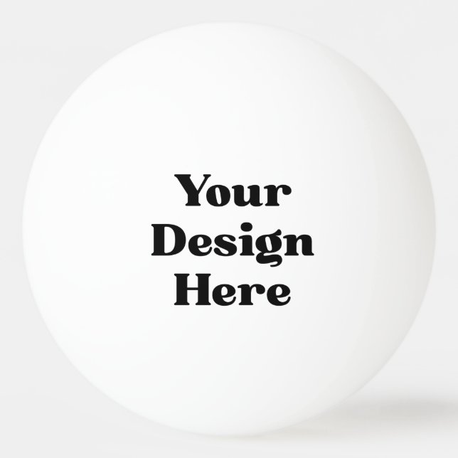 Custom Photo Personalized Ping Pong Ball (Front)