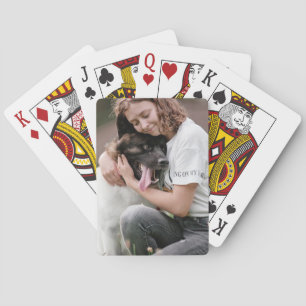 Custom Photo Personalized  Playing Cards