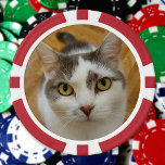 Custom Photo Personalized Poker Chips<br><div class="desc">Upload photos and create your personalized poker chips. You can TRANSFER this DESIGN on other Zazzle products and adjust it to fit most Zazzle items. Standard Studio designs are made in high-resolution vector graphics for professional print. Thank you for choosing our designs and stopping by the Standard Studio Designs.</div>