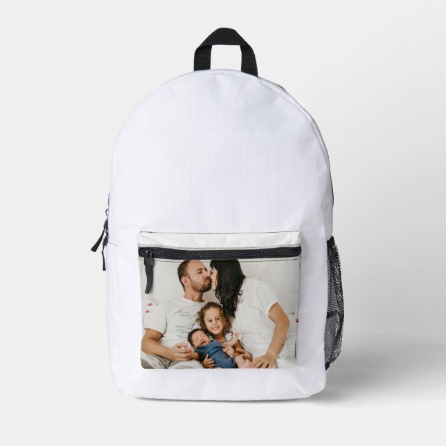 Custom Photo Personalized Printed Backpack (Front)