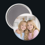 Custom Photo Personalized Refrigerator Magnet<br><div class="desc">Custom photo magnet personalize by replacing the sample/placeholder photos with your own photos.</div>