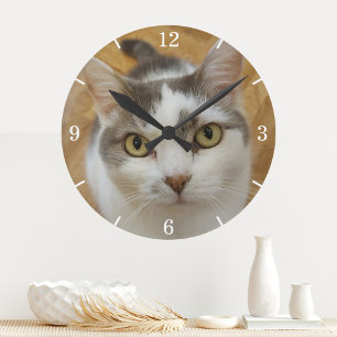 Custom Photo Personalized Round Clock