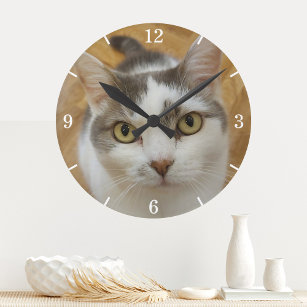Custom Photo Personalized Round Clock