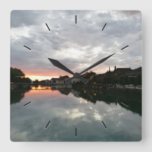 Custom Photo Personalized Square Wall Clock