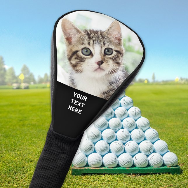 Custom Photo Personalized Text Create Your Own Golf Head Cover (Creator Uploaded)
