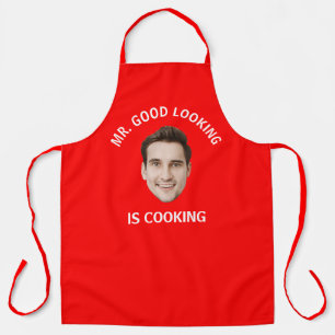 Custom Photo personalized Text Her Him Women Men Apron