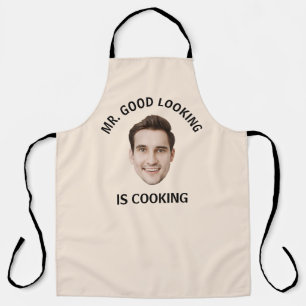 Custom Photo personalized Text Her Him Women Men Apron