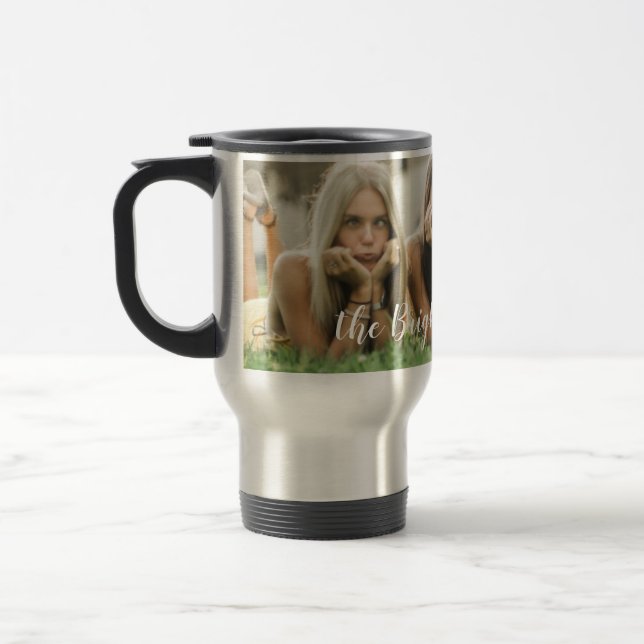Custom Photo Personalized Travel Mug (Left)