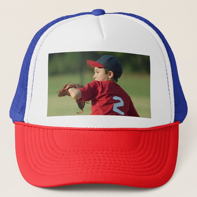 Custom Photo Personalized Trucker Hat (Front)