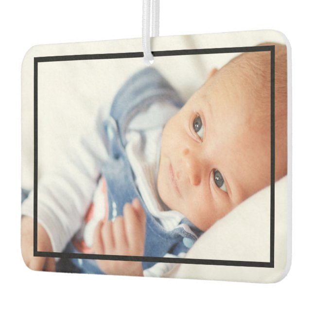 Custom Photo Personalized Unique With Frame Air Freshener (Left)
