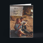 Custom Photo Personalized Wedding Congratulations Card<br><div class="desc">Upload your own photo to create a special card for weddings or any occasion. All the text on this greeting card is ready for your custom touch so you can add your own sentiments for different occasions. On the front of the card, the black script lettering appears against a printed...</div>