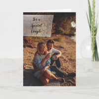 Custom Photo Personalized Wedding Congratulations
