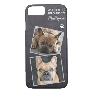 Custom Photo Pet Dog Collage Stylish Quote Photo Case-Mate iPhone Case
