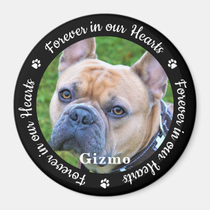 Custom Photo Pet Dog Memorial Fridge Magnet