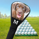 Custom Photo Pet Family Dog Personalized Monogram Golf Head Cover<br><div class="desc">Custom photo golf head cover with personalized monogram. Customize these golf head covers and matching golf accessories with your favorite family, pet, dog, kids photo and monogrammed initial. Great gift to all golfers, golf lovers. COPYRIGHT © 2020 Judy Burrows, Black Dog Art - All Rights Reserved . Custom Photo Pet...</div>