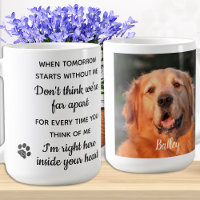 Custom Photo Pet Loss Keepsake Pet Memorial 