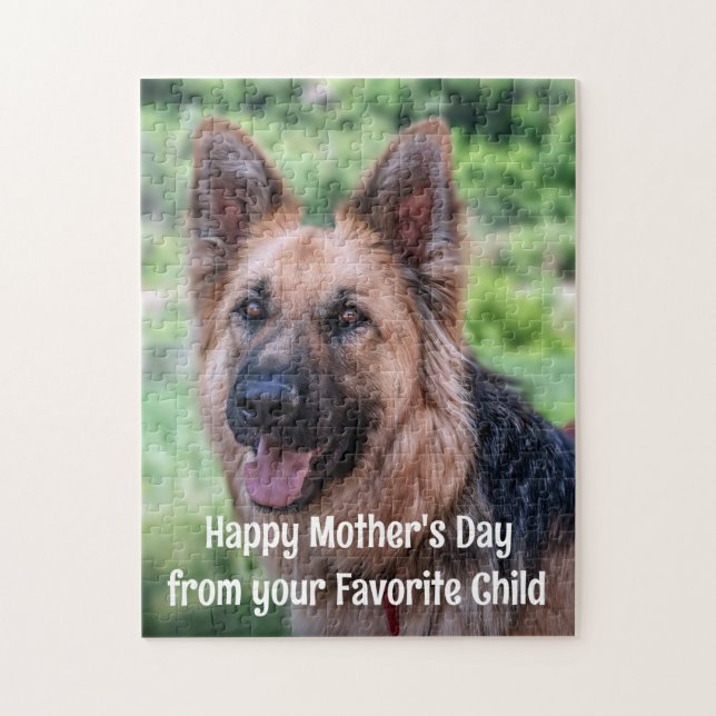 Custom Photo Pets Family Kids Personalized Picture Jigsaw Puzzle (Vertical)