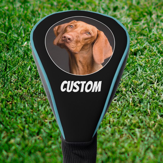 Custom Photo / Picture and Name / Text Fun Golfer Golf Head Cover (Creator Uploaded)
