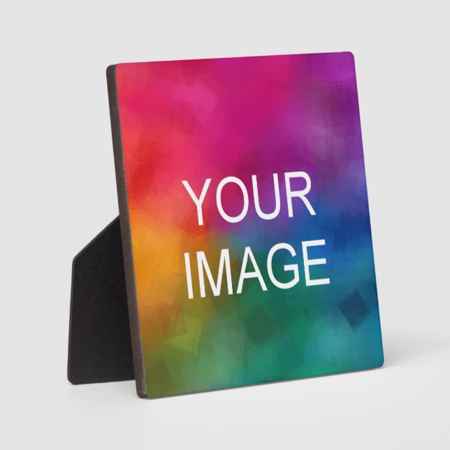 Custom Photo Picture Image Logo Template Square Plaque (Front)