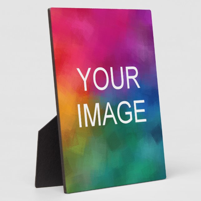 Custom Photo Picture Image Logo Vertical Large Plaque (Side)