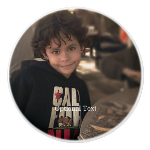 Custom Photo Picture Personalized Dresser Cabinet Ceramic Knob