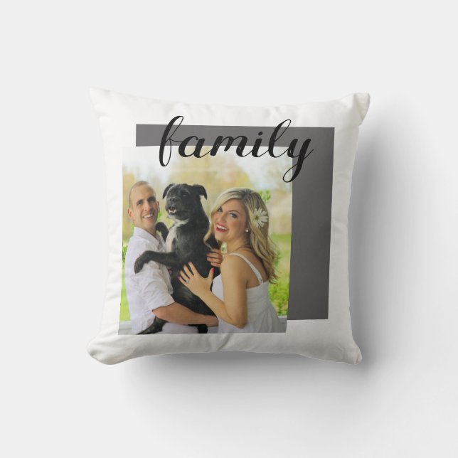 custom photo pillow add your own personalize (Front)