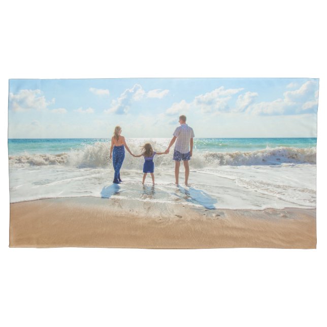 Custom Photo Pillow Case with Your Photos Design (Front)