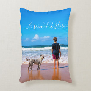 Custom Photo Pillow with Your Photos and Text