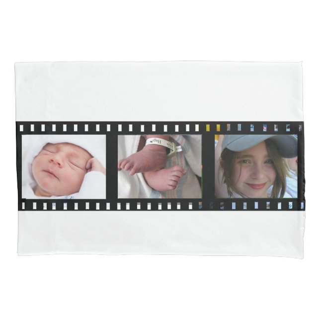 Custom Photo Pillowcase Filmstrip 6 Frames (Front)