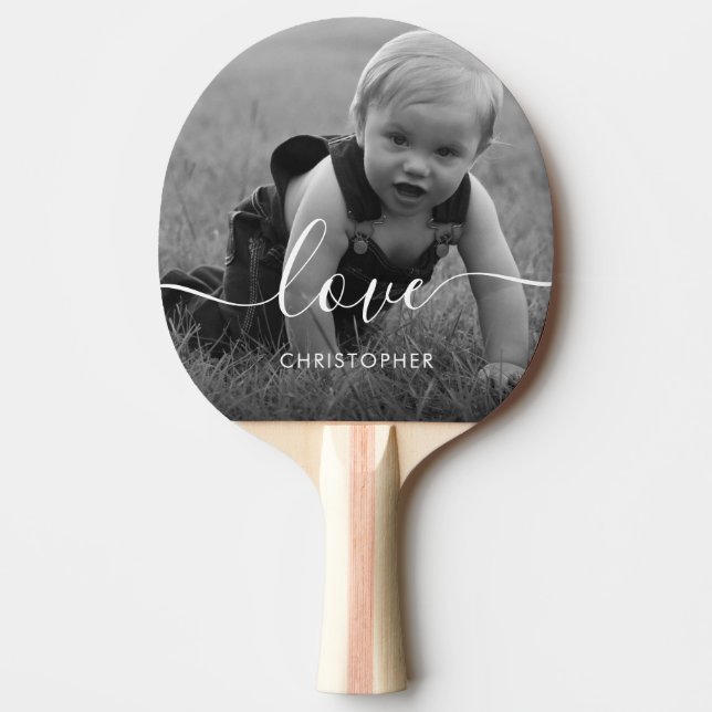 Custom Photo Ping Pong Paddle (Front)