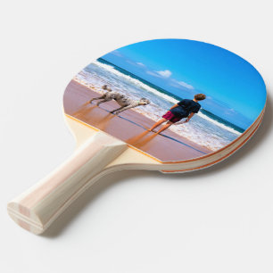 Custom Photo Ping Pong Paddle - I Love My Pet