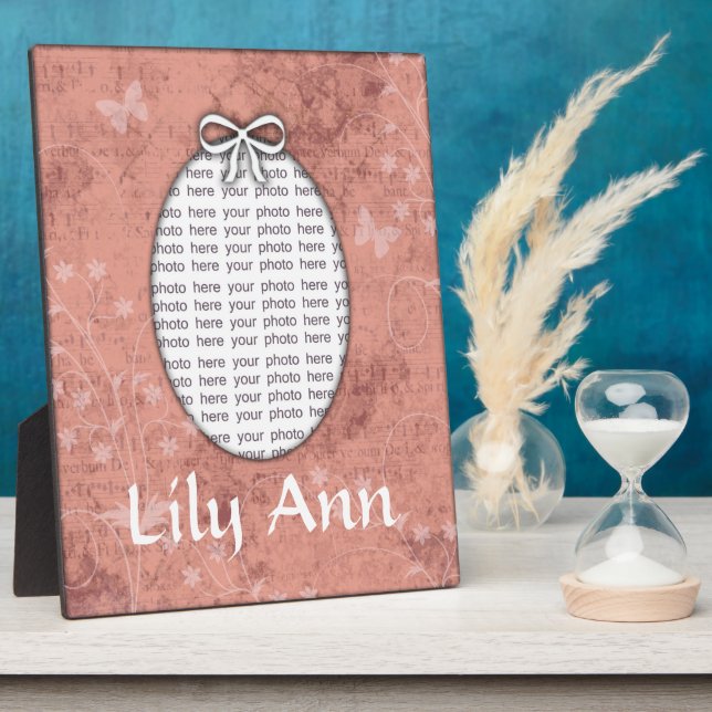 Custom Photo Plaque for Girl Personalized (Side)