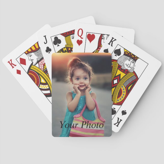 Custom Photo Playing Cards (Back)