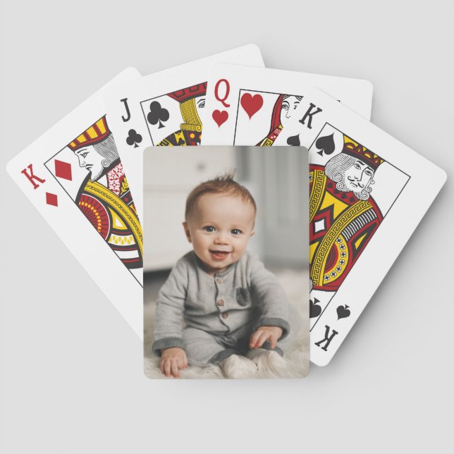 Custom Photo Playing Cards Personalized  (Back)