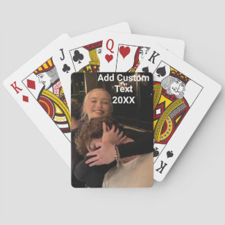 Custom photo playing cards  Personalized card 