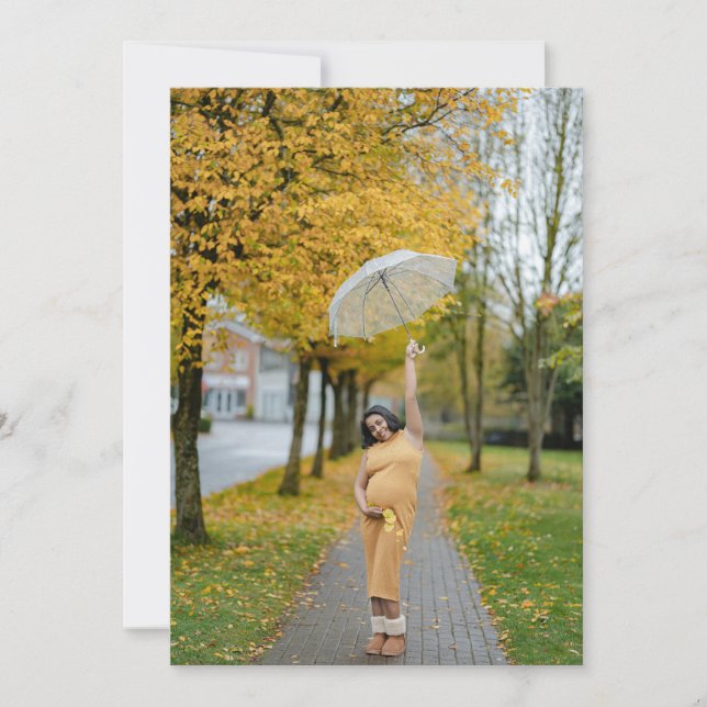 Custom Photo Pregnancy Announcements (Front)