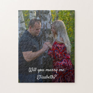 Custom Photo Proposal Jigsaw Puzzle