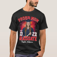 Custom Photo Proud Mom of Graduate Bootleg Rap